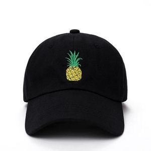 Pineapple Dad Hat - Black